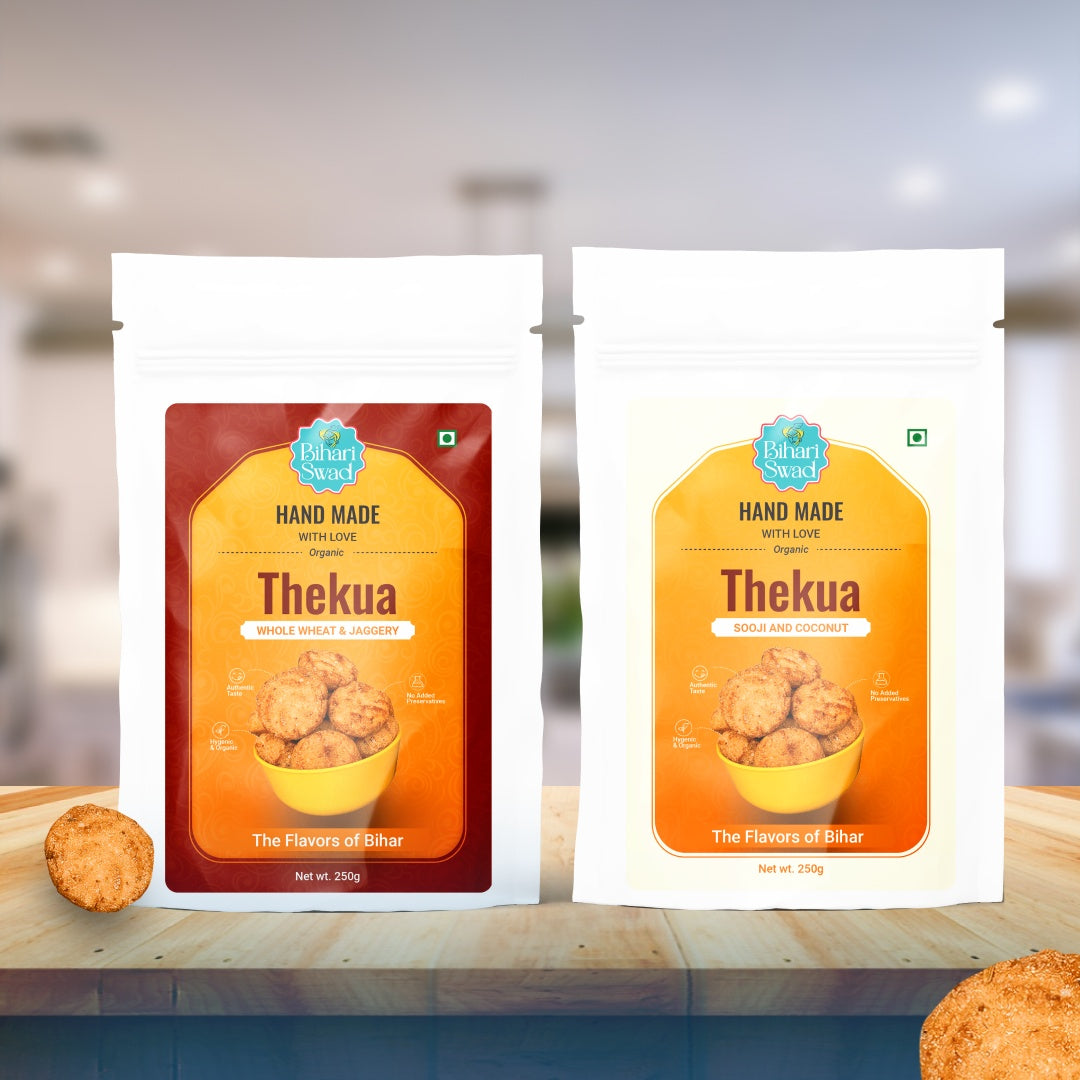 Desi Ghee Thekua | Crunchy & Soft Bliss | 250g Pack of 2