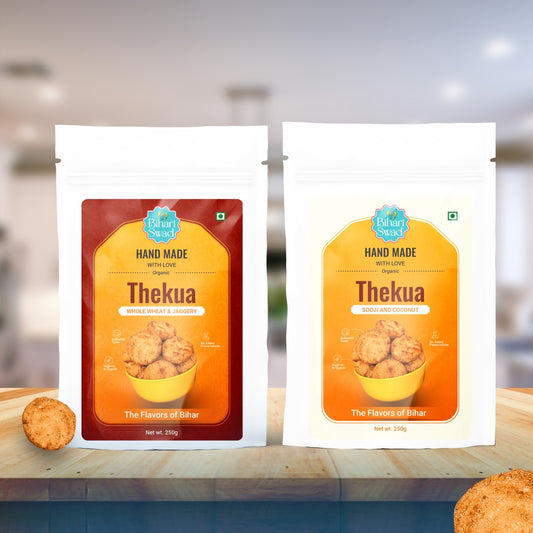 Desi Ghee Thekua | Crunchy & Soft Bliss | 250g Pack of 2
